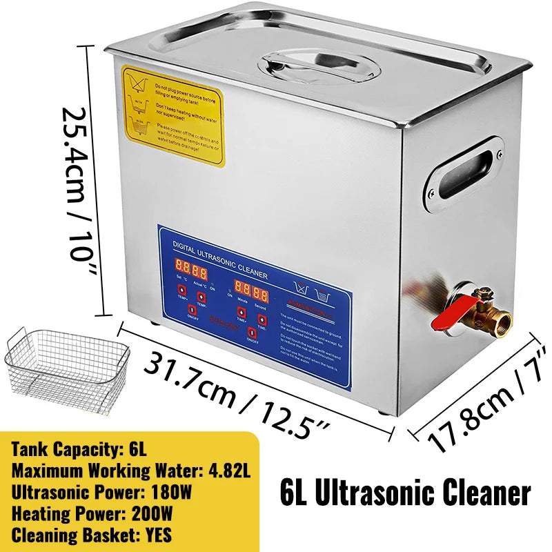 Ultrasonic Cleaner Appliance- 1.3L/2L/3L/6L/10L/15L/22L/30L