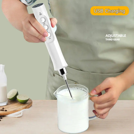 3 In 1 Wireless Rechargeable Milk Frother/Foamer