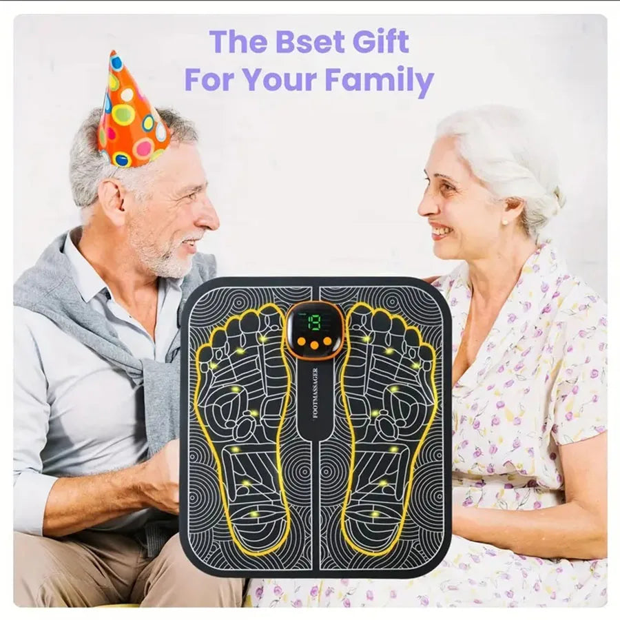 LCD Screen Foot Massager for Muscle Relaxation, Remote Control