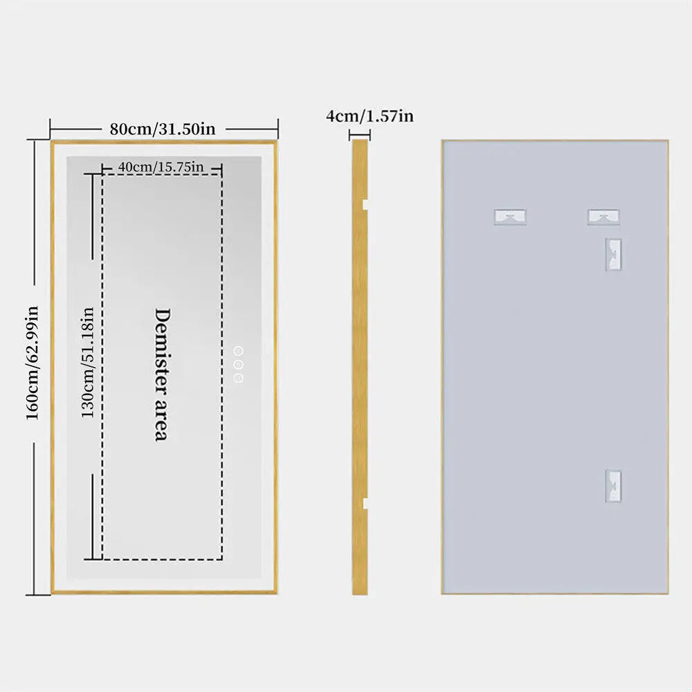 Large LED Bathroom Mirror