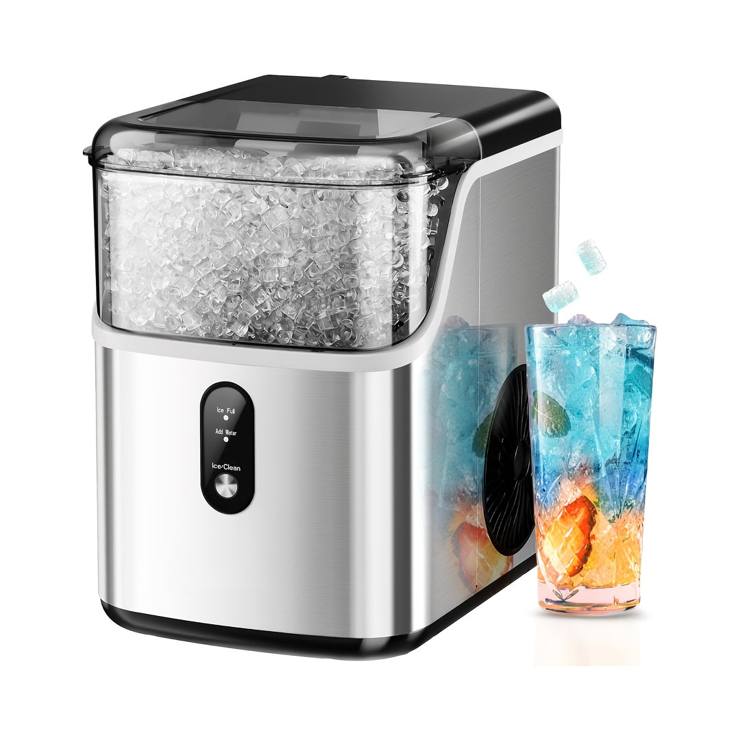 Nugget Or Bullet Ice Makers Countertop, 26 Lbs/24 H, 33 Lbs/24 H,35 Lbs/24 H Self-Cleaning,One-Click Operation