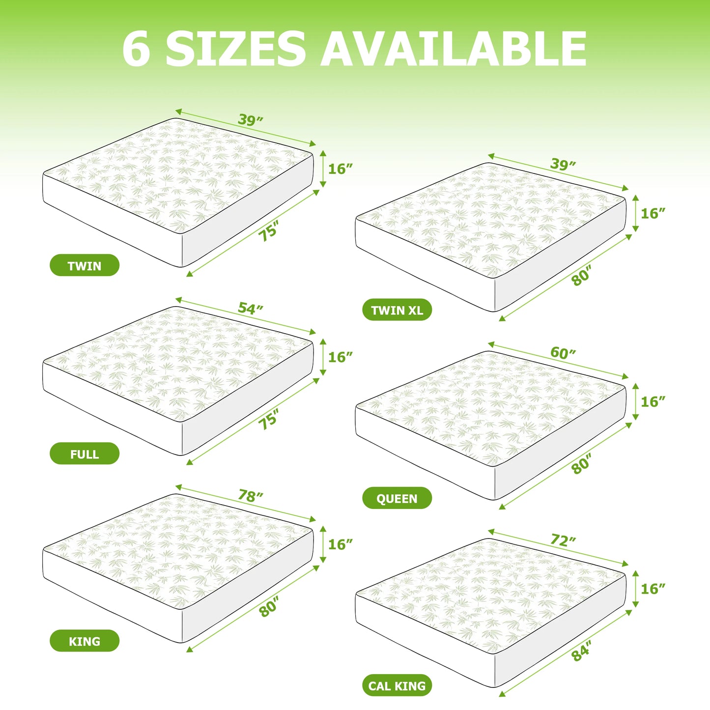 Mattress Protector - Fitted Sheet Style, Deep Pocket