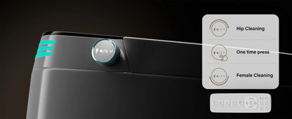 Smart Toilet with Built-in Bidet, AUTO Open/Close