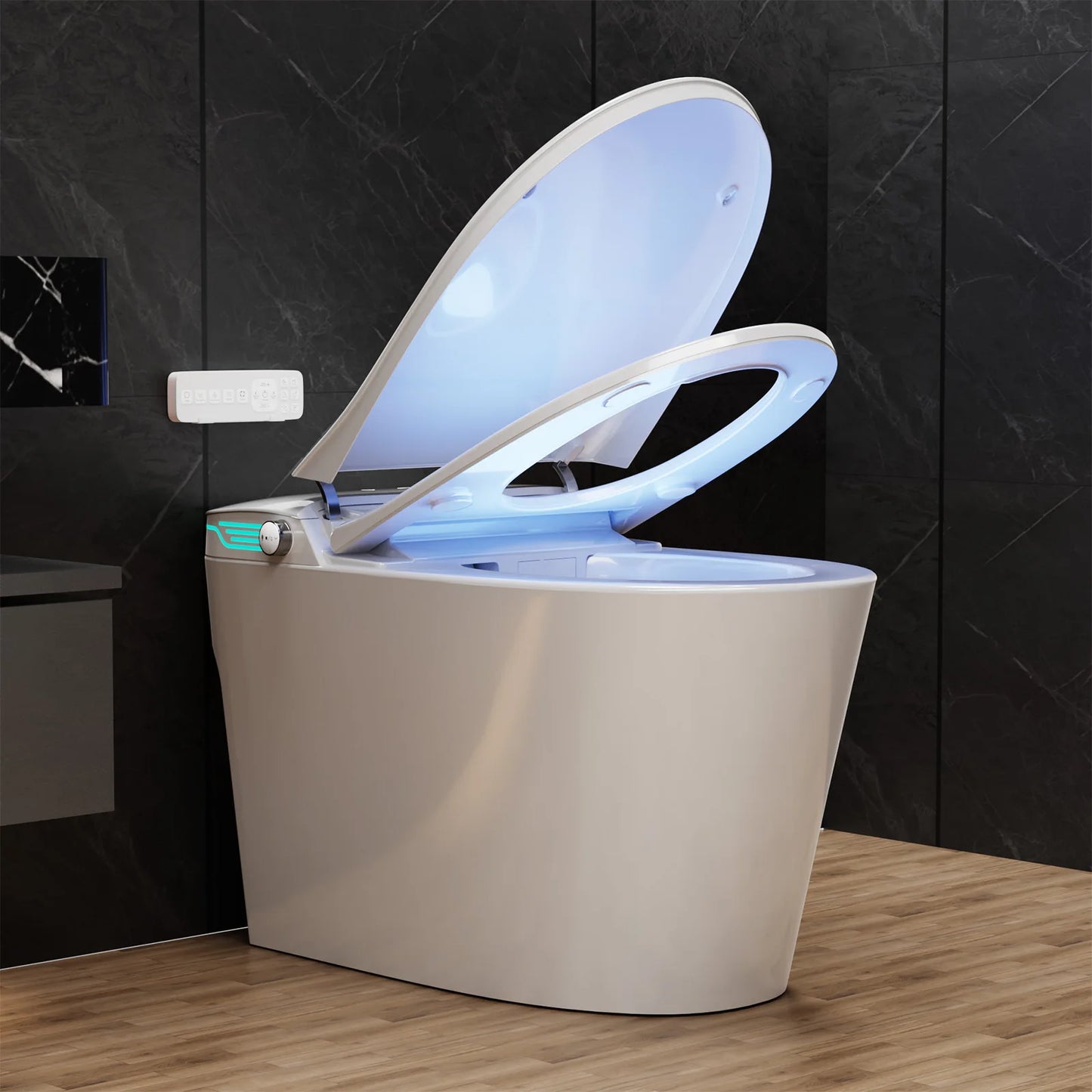 Smart Toilet with Bidet Built In, AUTO Deodorization, Voice Control