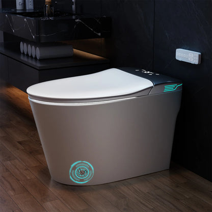 Smart Toilet with Bidet Built In, AUTO Deodorization, Voice Control
