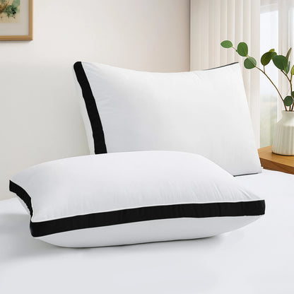 Bed Pillows- Set of 2 - Hotel Quality