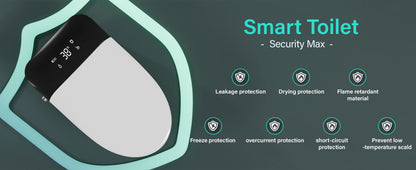 Smart Toilet with Bidet Built In, AUTO Deodorization, Voice Control