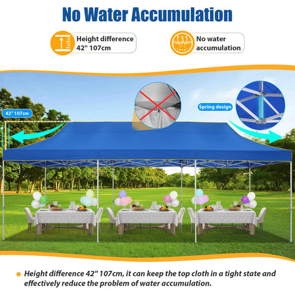 10x30ft Pop Up Canopy Tent Without Sidewall Outdoor