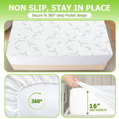 Mattress Protector - Fitted Sheet Style, Deep Pocket