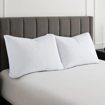 Bed Pillows- Set of 2 - Hotel Quality