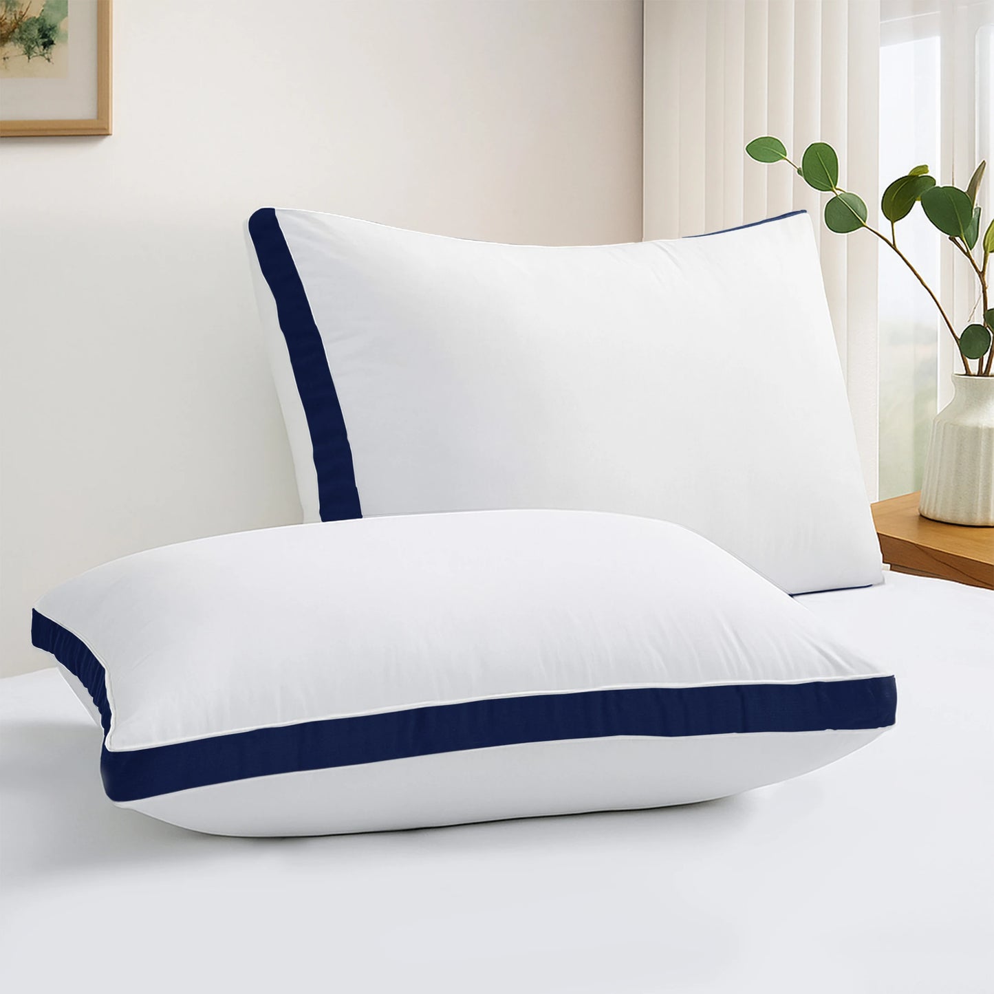 Bed Pillows- Set of 2 - Hotel Quality