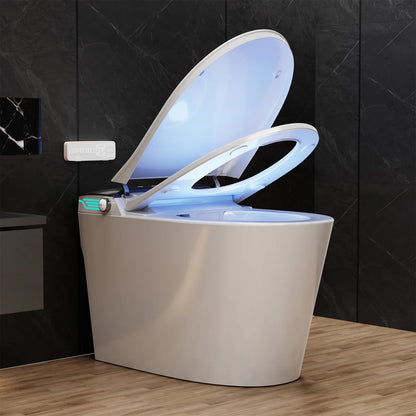 Smart Toilet with Bidet Built In, AUTO Deodorization, Voice Control