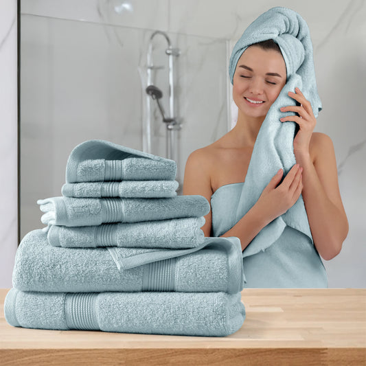 100% Cotton Luxury 6-Piece Bath Towel Set