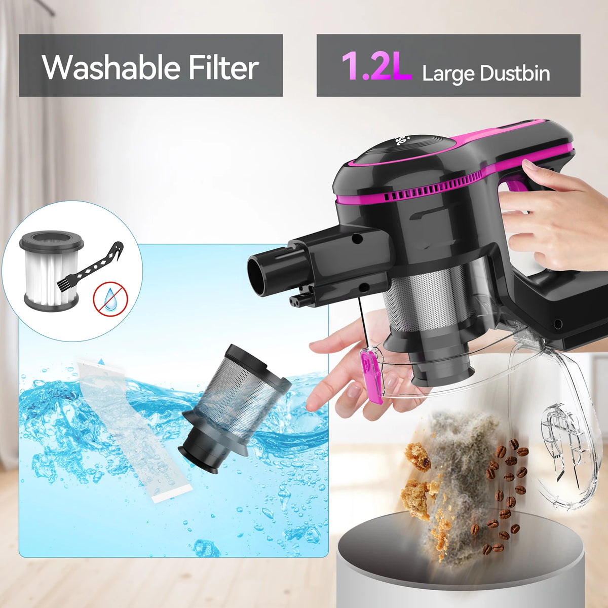 Cordless 6 in 1 Handheld Vacuum