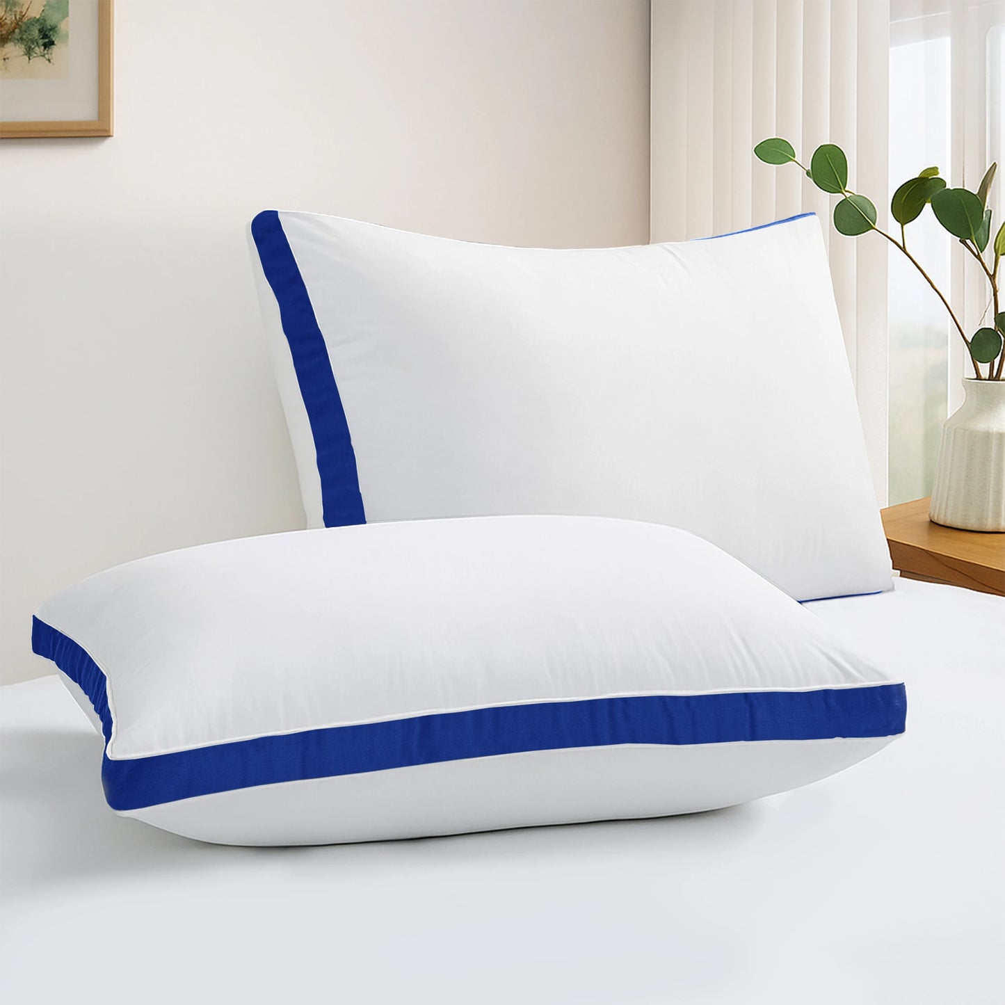 Bed Pillows- Set of 2 - Hotel Quality