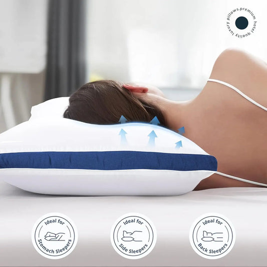 Bed Pillows- Set of 2 - Hotel Quality