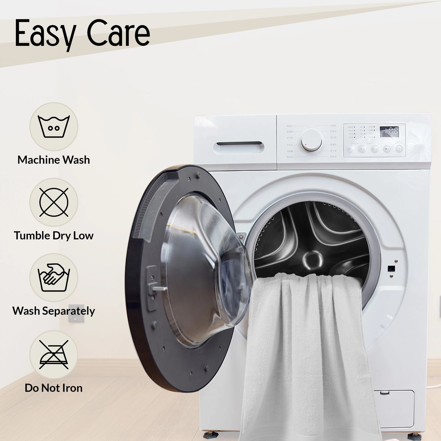 100% Cotton Luxury 6-Piece Bath Towel Set