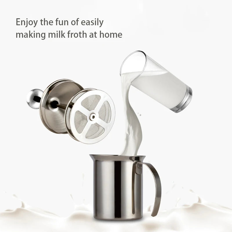 800ML Stainless Milk Frother Foam Maker