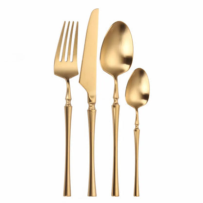 Cutlery Set Matte Gold Cutlery Set