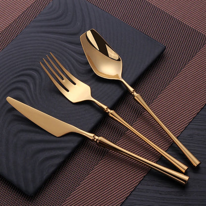Cutlery Set Matte Gold Cutlery Set