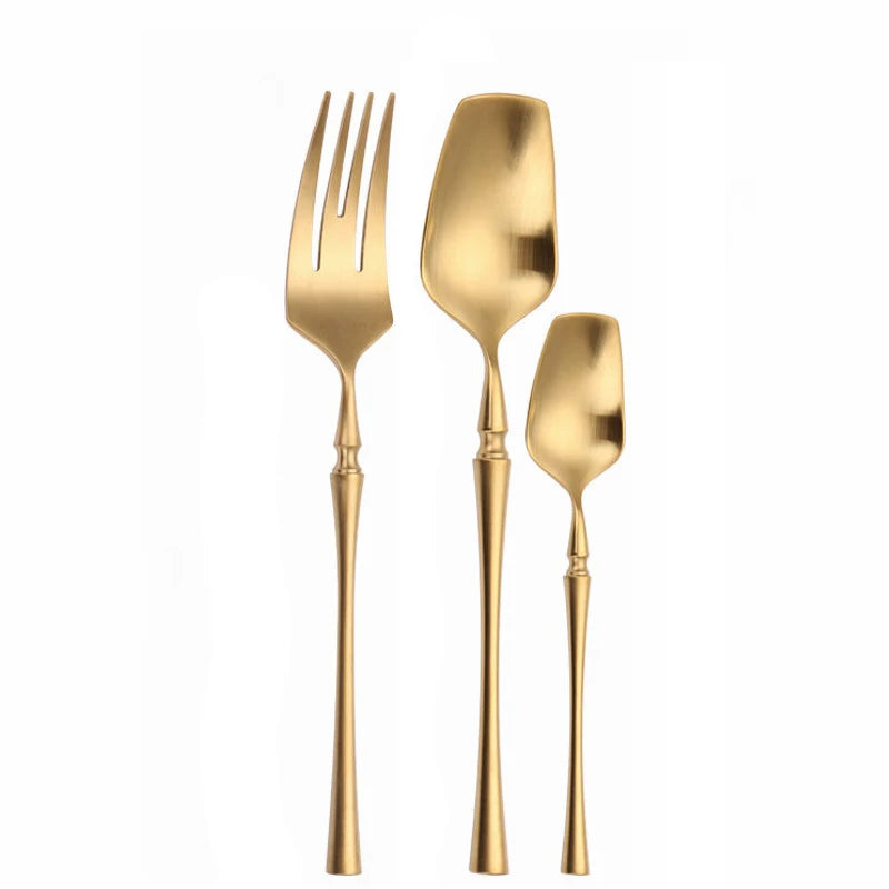 Cutlery Set Matte Gold Cutlery Set