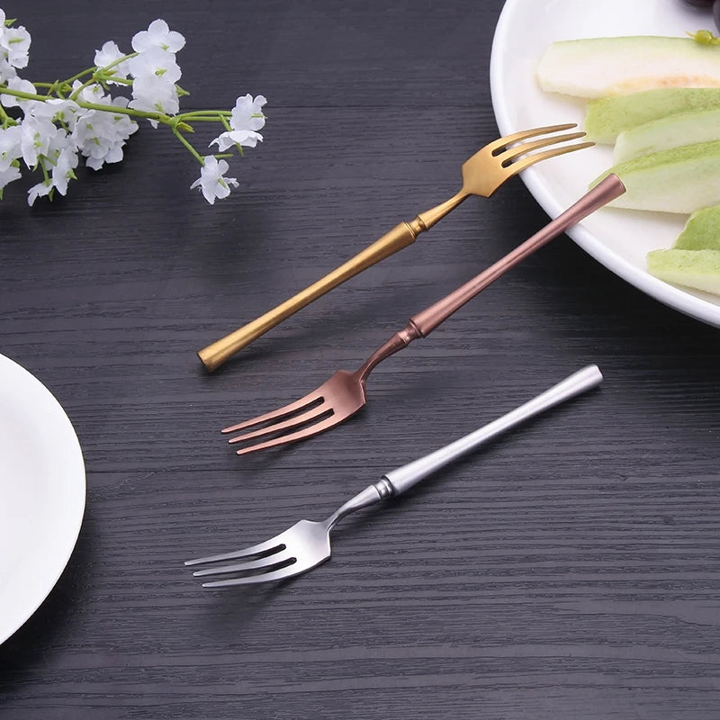 Cutlery Set Matte Gold Cutlery Set