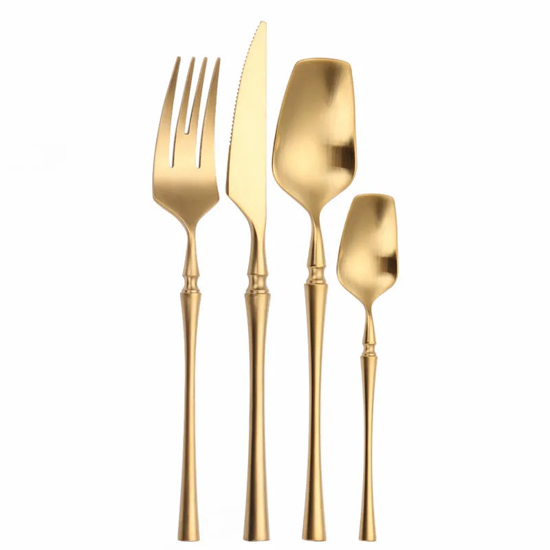 Cutlery Set Matte Gold Cutlery Set
