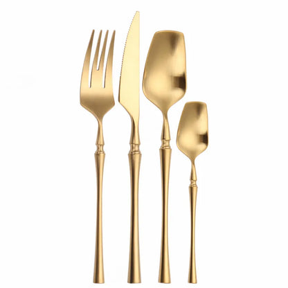 Cutlery Set Matte Gold Cutlery Set
