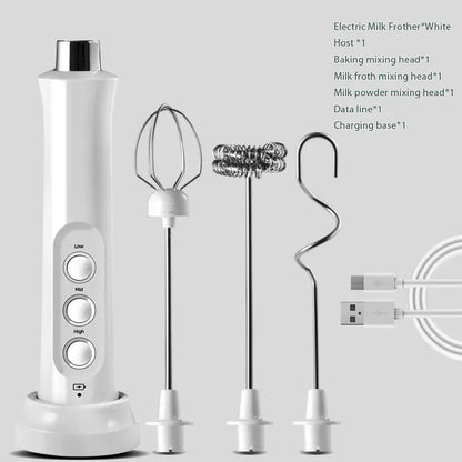 3 In 1 Wireless Rechargeable Milk Frother/Foamer
