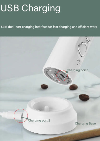 3 In 1 Wireless Rechargeable Milk Frother/Foamer
