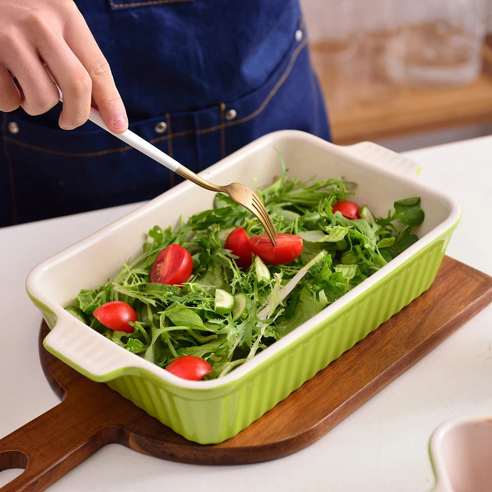 4-Piece Table Baking Dish Plate Set w/ Handle (9"/11"/12"/13.3")