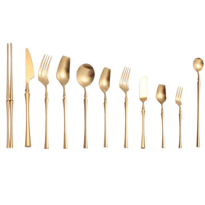 Cutlery Set Matte Gold Cutlery Set