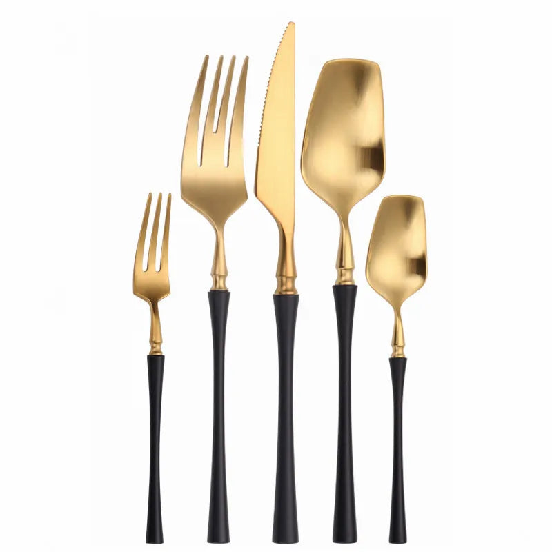 Cutlery Set Matte Gold Cutlery Set