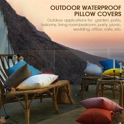 2pcs Garden Outdoor Cushion Cover-Waterproof exterior cushions