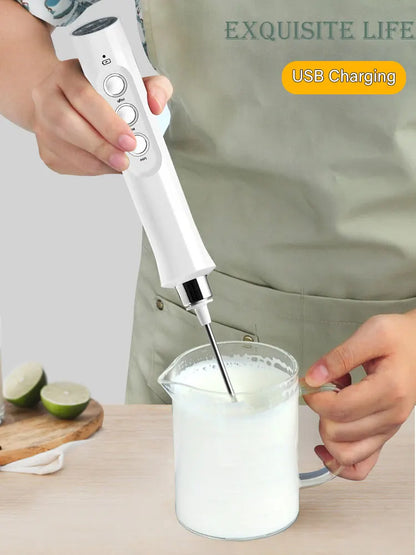 3 In 1 Wireless Rechargeable Milk Frother/Foamer