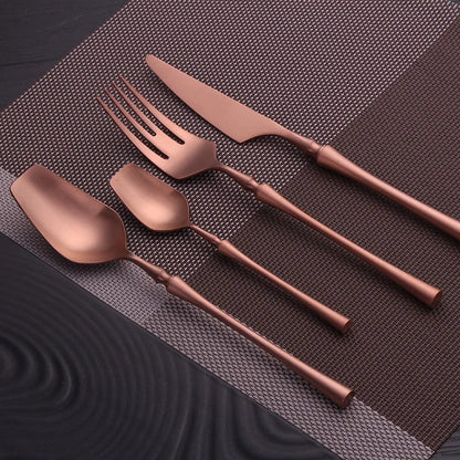 Cutlery Set Matte Gold Cutlery Set