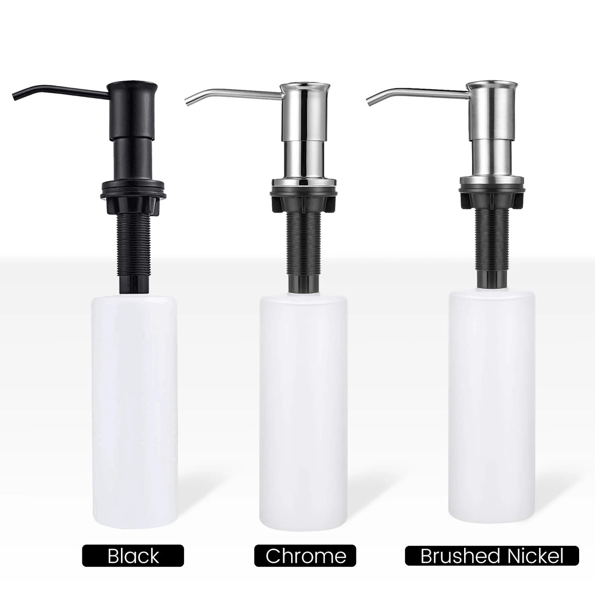 Liquid Soap Dispensers With 500ml Bottle Kitchen Sink Built In