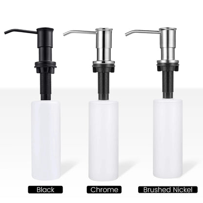 Liquid Soap Dispensers With 500ml Bottle Kitchen Sink Built In