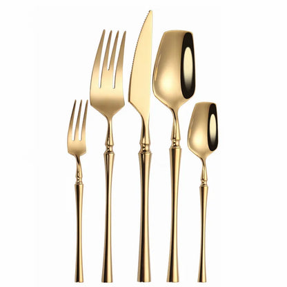 Cutlery Set Matte Gold Cutlery Set
