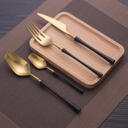 Cutlery Set Matte Gold Cutlery Set