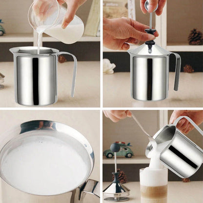 800ML Stainless Milk Frother Foam Maker