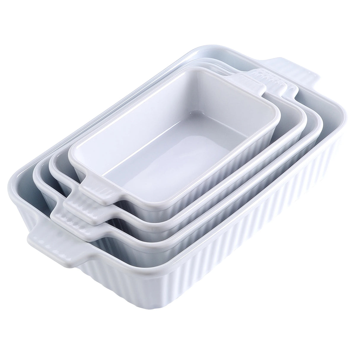 4-Piece Table Baking Dish Plate Set w/ Handle (9"/11"/12"/13.3")