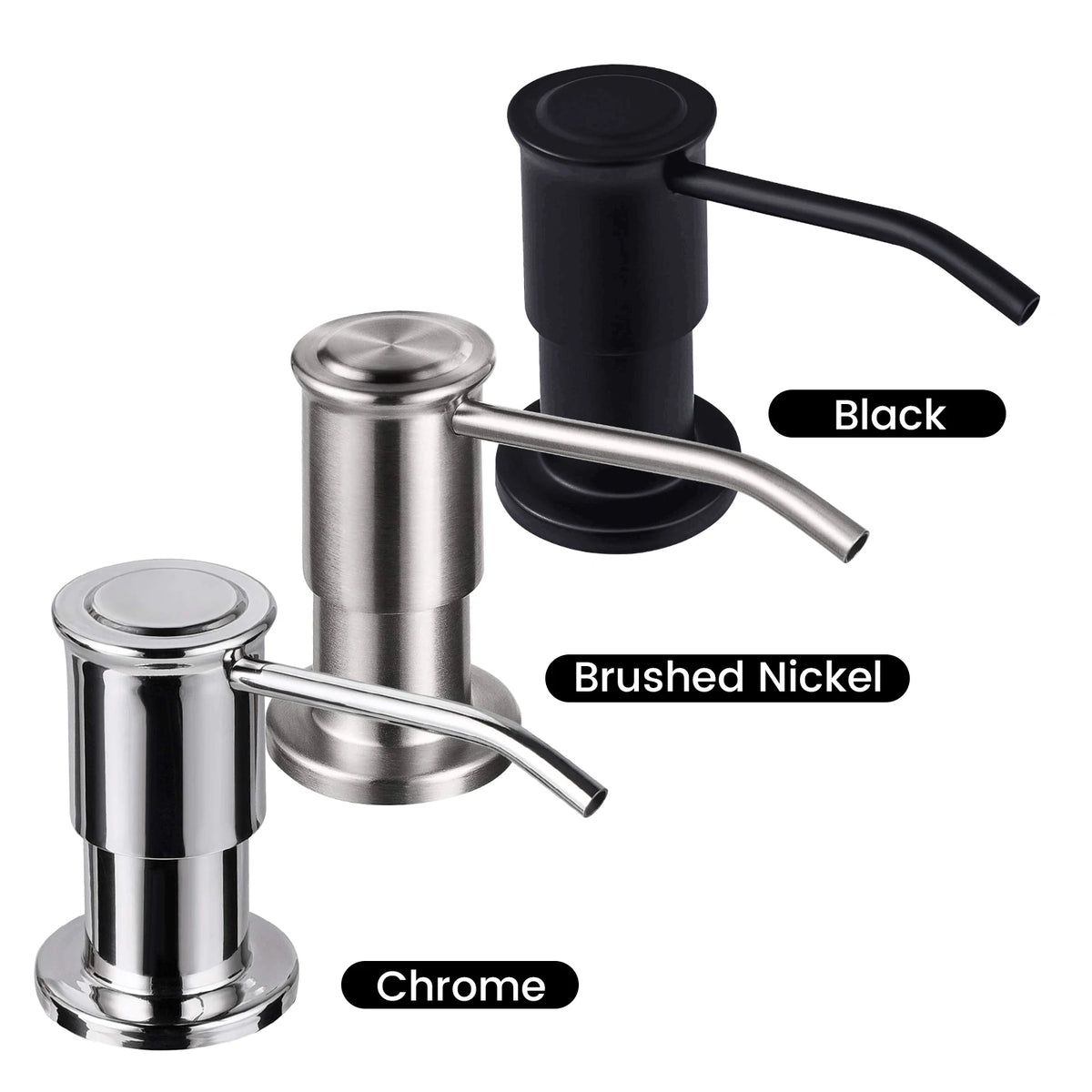 Liquid Soap Dispensers With 500ml Bottle Kitchen Sink Built In