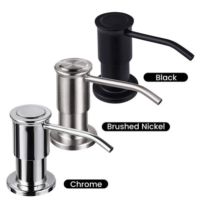 Liquid Soap Dispensers With 500ml Bottle Kitchen Sink Built In