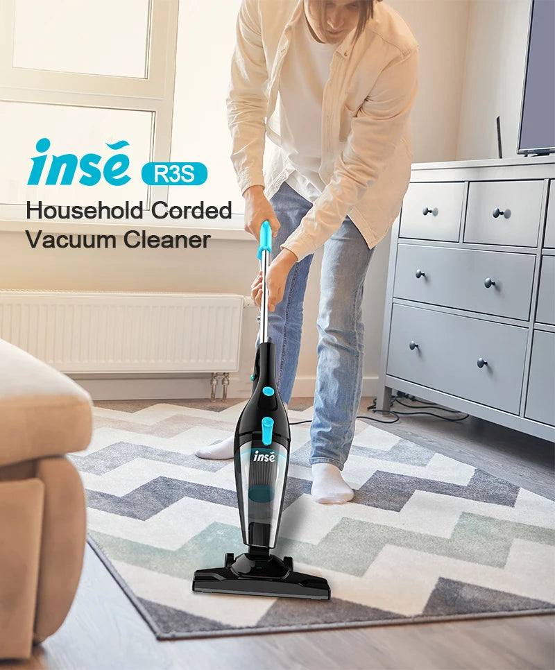 Corded Stick Vacuum Cleaner- 3 in1 Lightweight