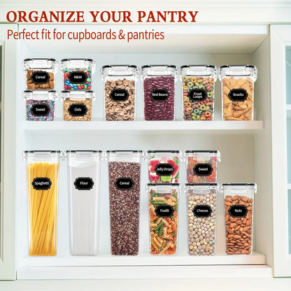 24 Piece Airtight Food Storage Containers Set