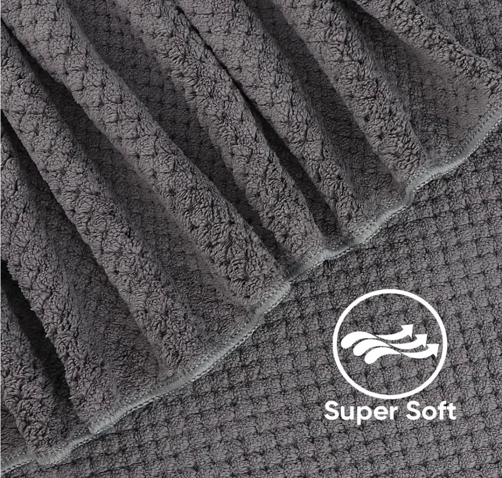 Bath Towel Set Pack of 2, (27 x 54 Inches) Microfiber