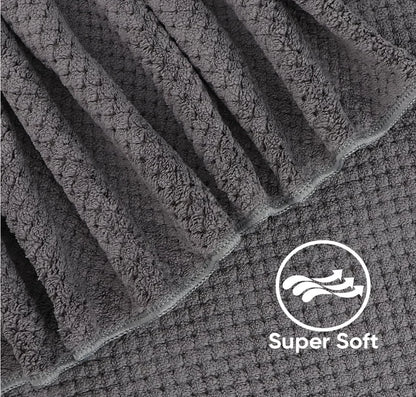 Bath Towel Set Pack of 2, (27 x 54 Inches) Microfiber