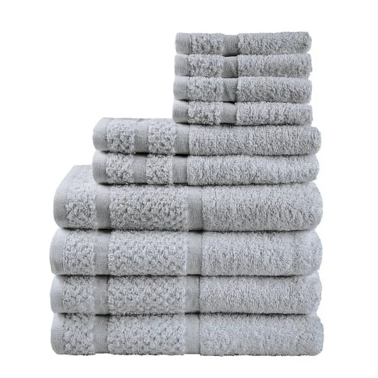 10 Piece Towel Set Upgraded Softness & Durability