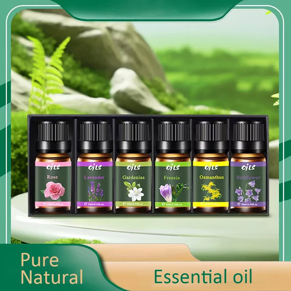 6-Piece Premium Natural Essential Oil Set